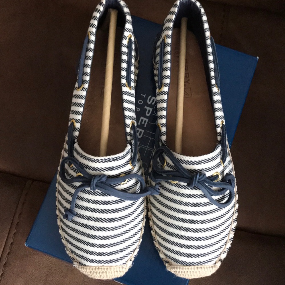 Sperry Navy/white stripe